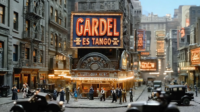 Con la IA como herramienta, Carlos Gardel llega a la pantalla grande a 90 años de su muerte.