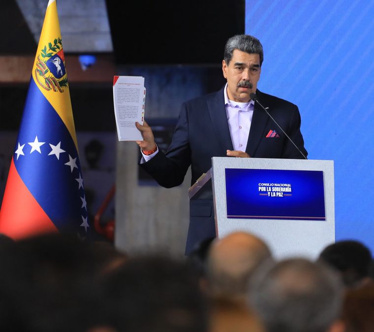Maduro pidió “unidad nacional” ante las amenazas de Estados Unidos.