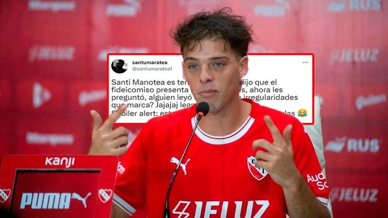 Maratea salió al cruce luego de que la colecta de Independiente sea catalogada como irregular por la IGJ