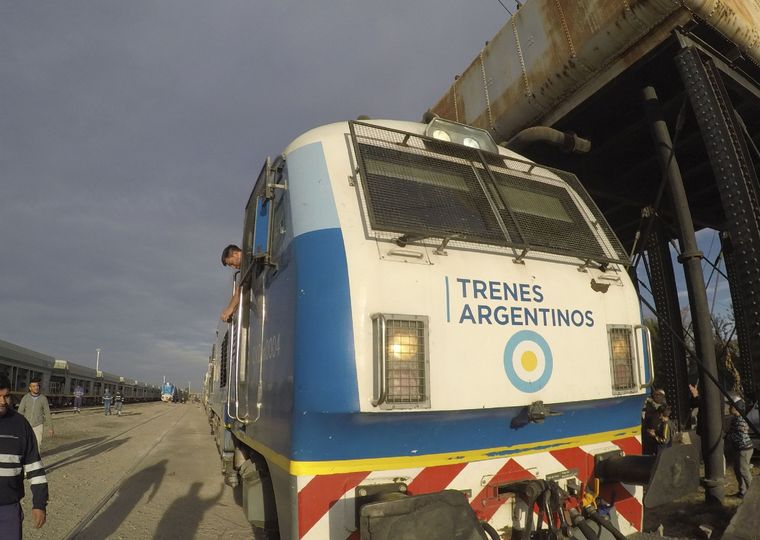 El tren de pasajeros Foto: Telam