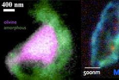 analizan siete particulas de polvo estelar