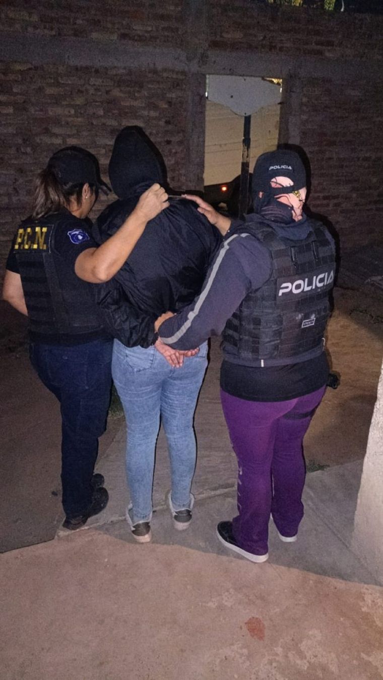 Detuvieron a una mujer por venta de drogas en el barrio San Vicente de Godoy Cruz Foto: Ministerio de Seguridad de Mendoza