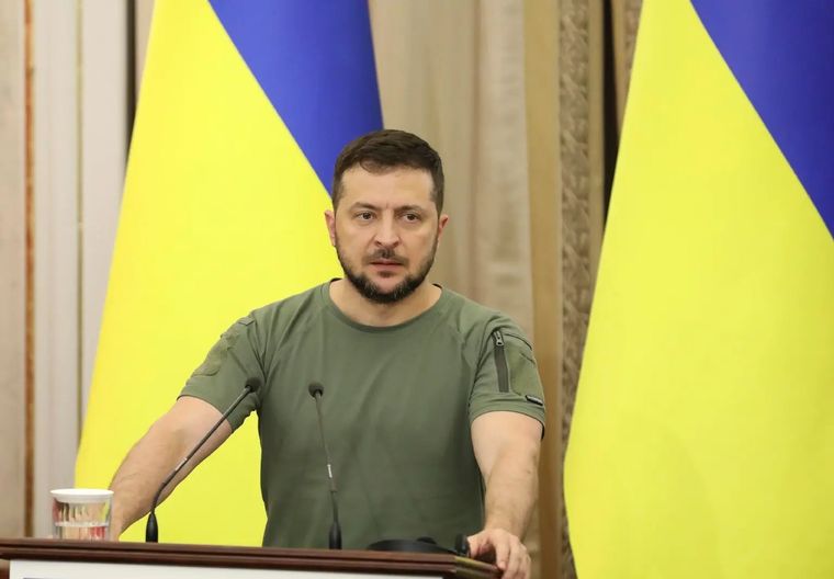 El presidente ucraniano cuestionó duramente el totalitarismo ruso Foto: EFE