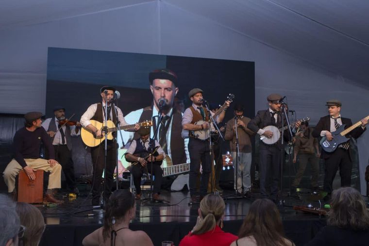 Presentación de The Irish Ghosts, el grupo de música tradicional que conforma Patricio.(Gentileza: Patricio Wade) Foto: (Gentileza: Patricio Wade)