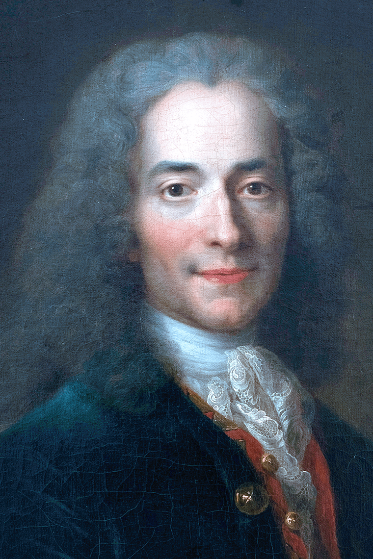 Retrato de Voltaire. Retrato de Voltaire.