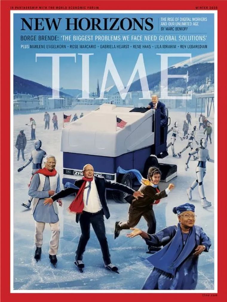 La tapa de la prestigiosa revista Foto: Archivo