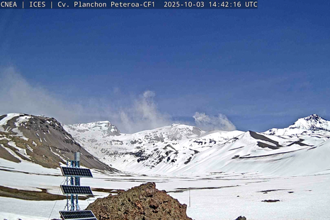 El volcán Planchón Peteroa está en alerta amarilla. El volcán Planchón Peteroa está en alerta amarilla.