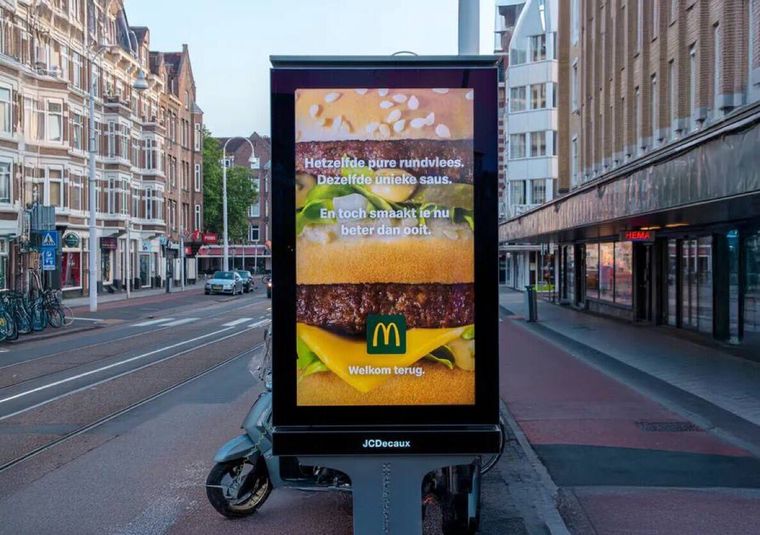 amsterdam publicidad vía pública carne