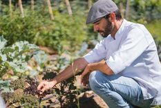 El chef argentino que usa vegetales para maridar vinos en una reconocida bodega