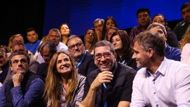 Dirigentes del peronismo no K reunidos en Parque Norte.