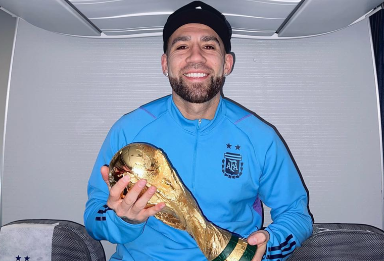 Otamendi recordó momentos vividos en Qatar. Foto: Instagram: nicolasotamendi30