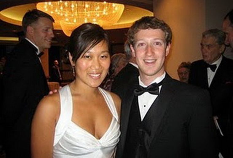 La feliz y multimillonaria pareja.