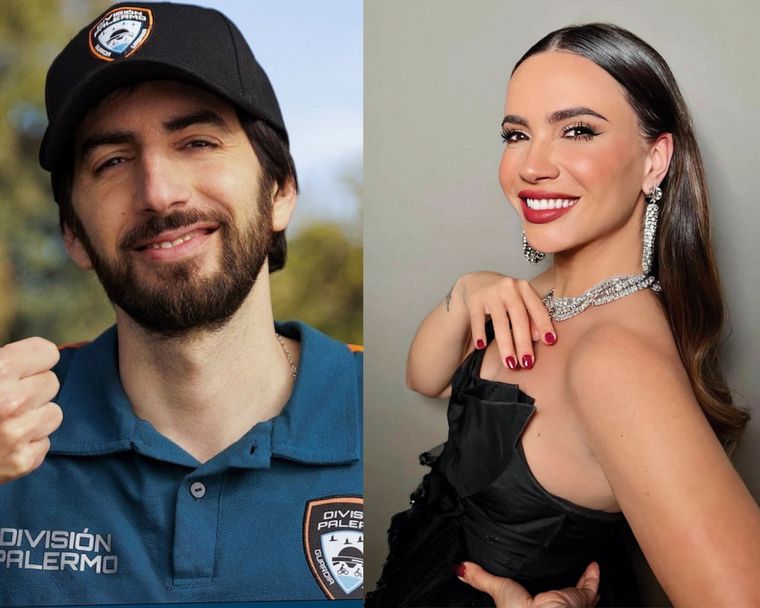 El cine los unió, el amor los sorprendió. Foto: Instagram @santikorovsky @mcelestia.