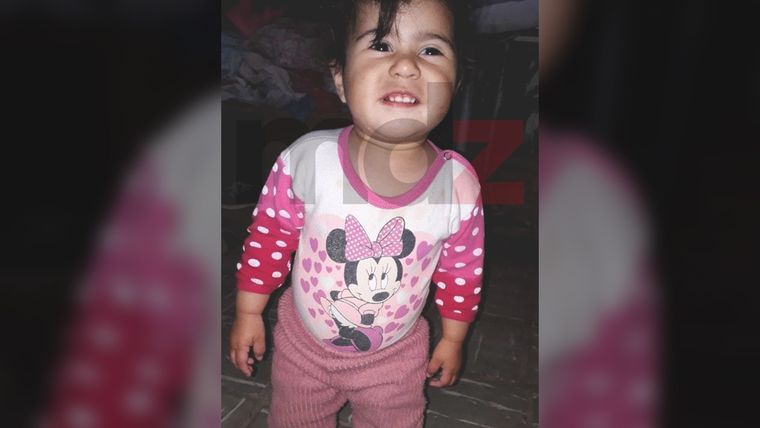 Melody Agüero en una foto que publicó su madre cuando cumplió un año. Melody Agüero en una foto que publicó su madre cuando cumplió un año.