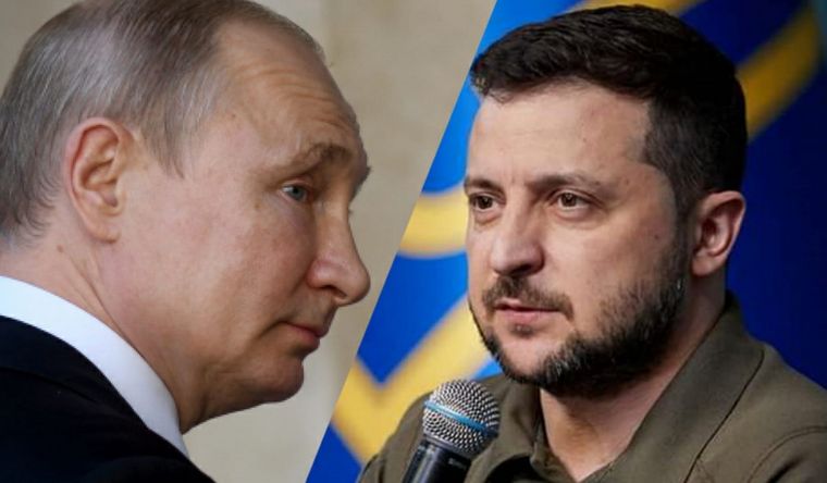 Putin y Zelenski podrían enfrentar otro año de guerra. Foto: ANova.
