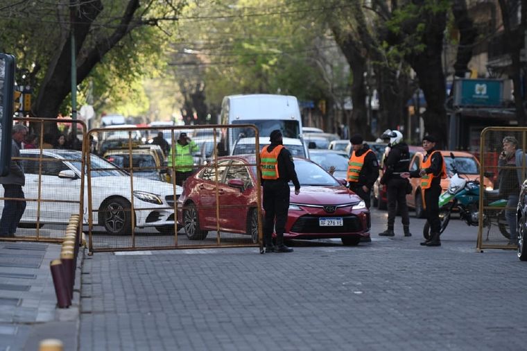 Así amaneció el microcentro mendocino Foto: Rodrigo DAngelo/MDZ