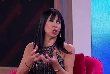 El análisis de la exvedette sobre su ubicación en el póster. El análisis de la exvedette sobre su ubicación en el póster.