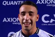 El héroe de la jornada, habló del tanto del título. Foto: Captura El héroe de la jornada, habló del tanto del título. Foto: Captura