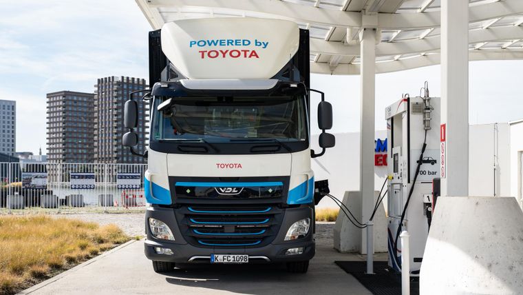 Así son los nuevos camiones de hidrógeno de Toyota