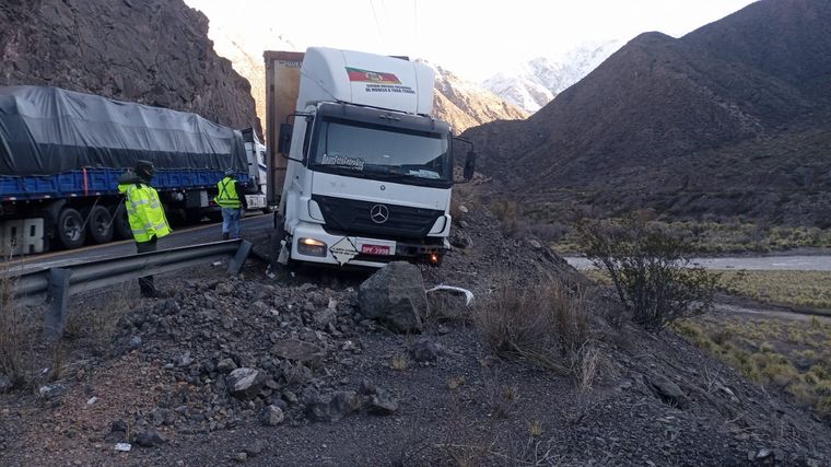 El despiste sufrido por el camionero brasileño Foto: Osvaldo Valle