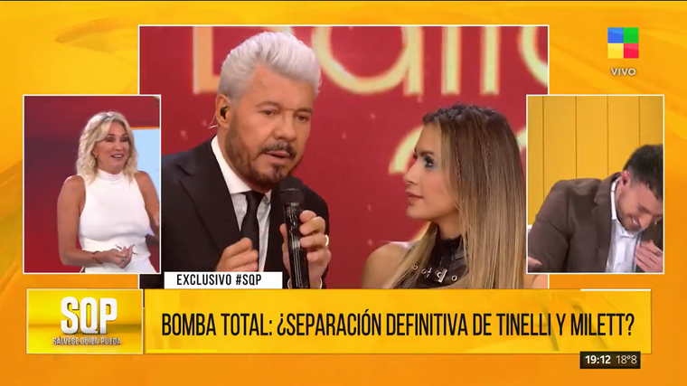 La pareja estaría separada. La pareja estaría separada.