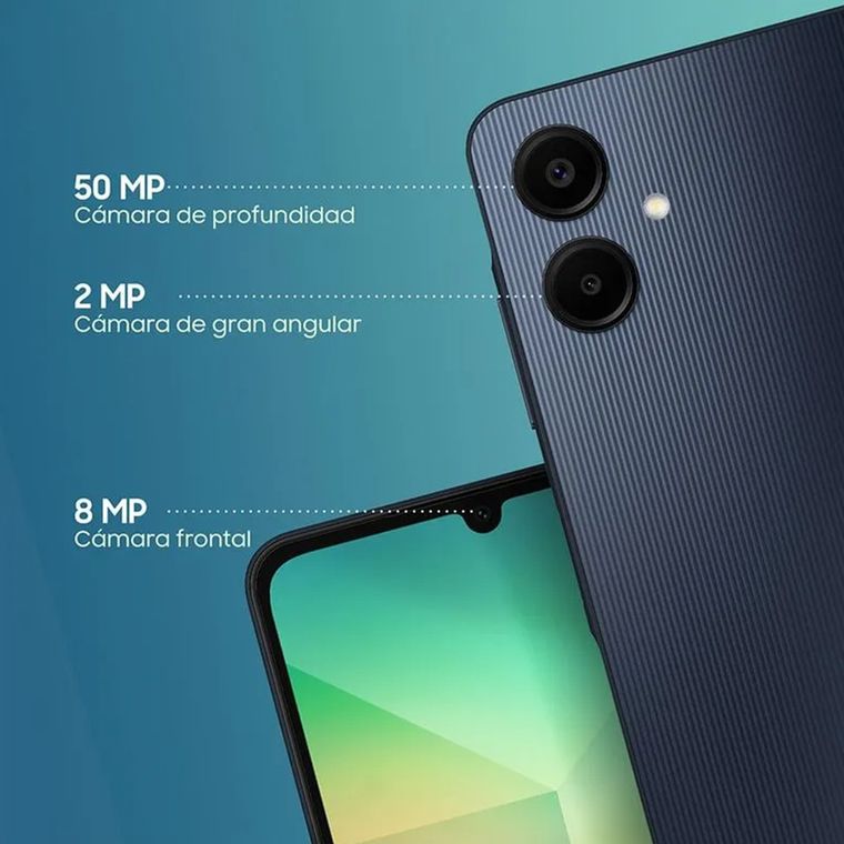 Este modelo de Samsung, en su versión celeste, está equipado con un procesador Octa-Core de 2.0 GHz + 1.8 GHz. Este modelo de Samsung, en su versión celeste, está equipado con un procesador Octa-Core de 2.0 GHz + 1.8 GHz.