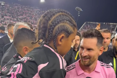 Sueño cumplido: el hijo de Kim Kardashian conoció a Messi Saint West, el hijo de Kim Kardashian y Kanye West, conoció a Lionel Messi. Foto: Instagram @kimkardashian