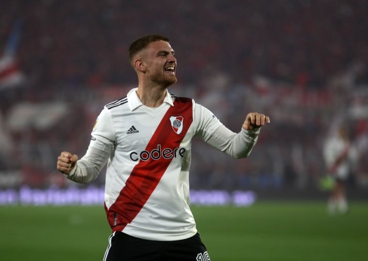 Lucas Beltrán se animó a dar un pronóstico para el Superclásico. Foto: NA