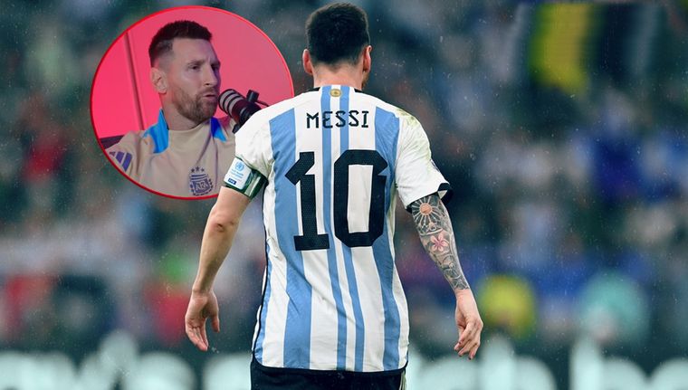 Messi explicó por qué a veces camina la cancha durante los partidos. Foto: archivo y captura Clank!