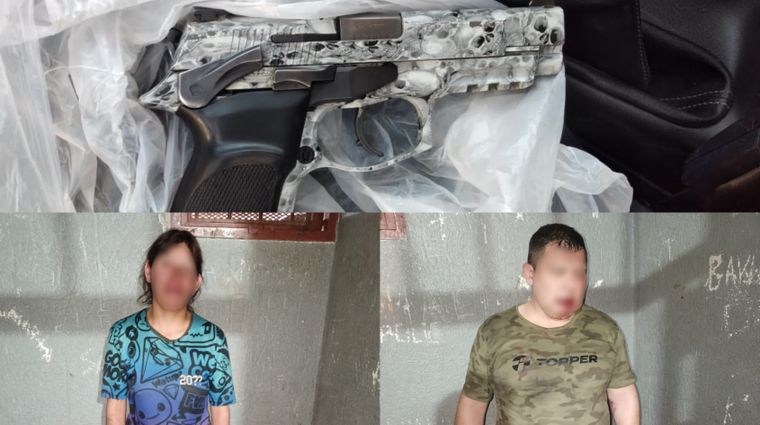 Los vecinos impidieron la fuga de la pareja.