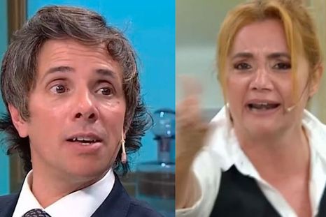 Clima de mucha tensión en Telefe. Foto: Capturas de pantalla/ El Trece/ Telefe.