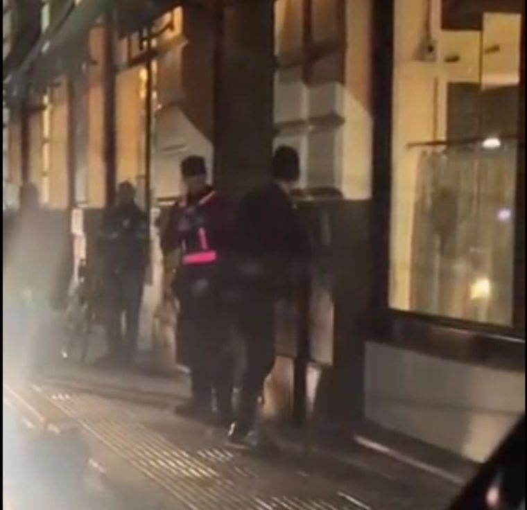 El hecho quedó filmado