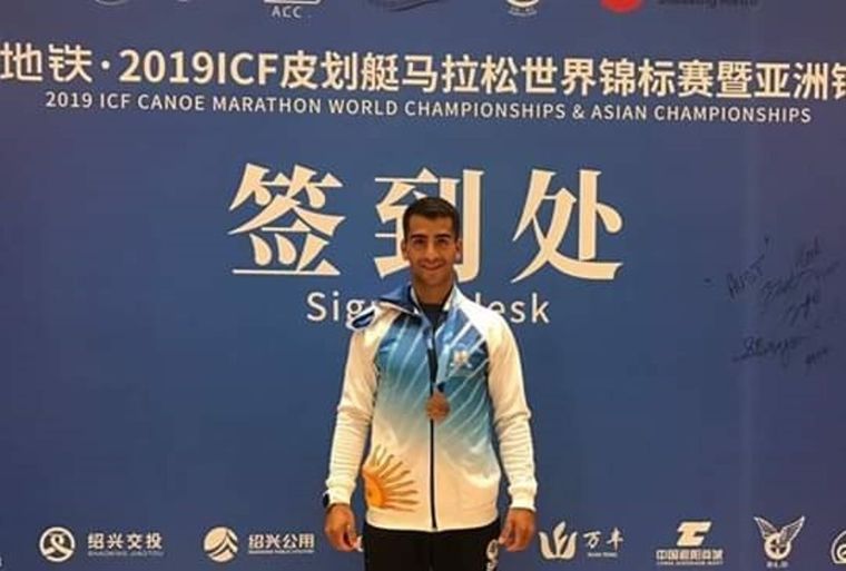 Balboa durante una competencia en China Foto: FAC