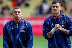 Mbappé y Paredes en el PSG. Foto: BitBol