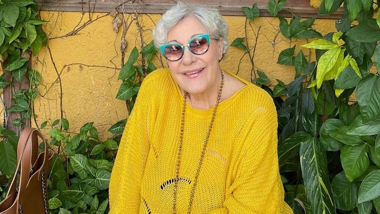 Inês Chaim, de 71 años, está bajo tratamiento contra un agresivo cáncer de pulmón. Foto: ARCHIVO PERSONAL.