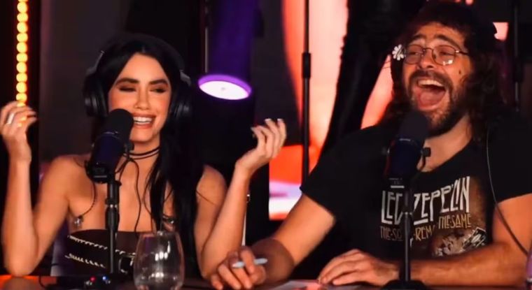 Gimena Accardi sorprendió a todos con una revelación sobre el noviazgo de Lali Espósito y Peter Lanzani La actriz hizo un comentario muy picante Foto: Captura de streaming