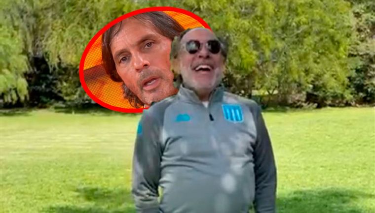 Francella chicaneó por la victoria de Racing y Gustavo López lo insultó.