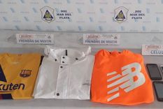 Las prendas que la víctima le compró a los extorsionadores