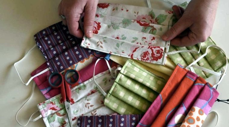 Hay barbijos caseros de calidad. Foto: TvPublica.