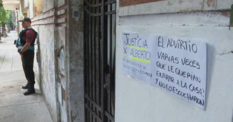 Segúna una vecina, el jubilado advirtió que querían entrar a su casa.