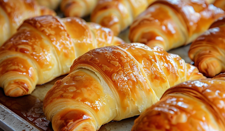 La receta de medialunas bañadas en almíbar nació como una versión más golosa de las medialunas de manteca tradicionales argentinas.