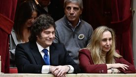 Javier y Karina Milei en el Congreso Javier y Karina Milei en el Congreso