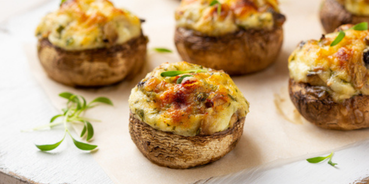 Champiñones rellenos Foto: Shutterstock