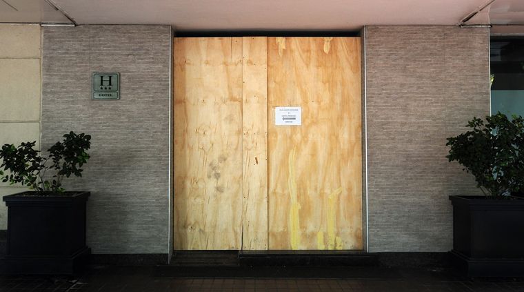 Hoteles mendocinos prácticamente tapiados. Foto: ALF PONCE / MDZ