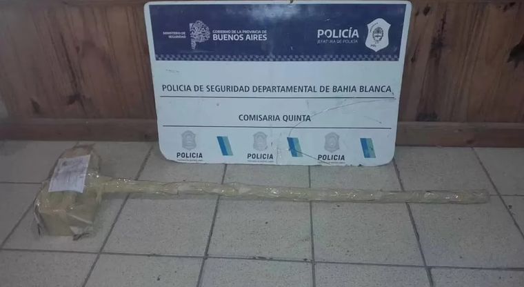 La maza quedó a disposición de la Justicia