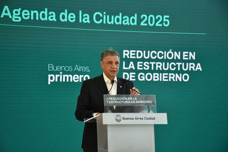 Jorge Macri confirmó la eliminación de estructuras políticas en la Ciudad. Foto: Gobierno de la Ciudad de Buenos Aires.