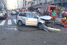 En agosto hubo 77 accidentes de tránsito en CABA