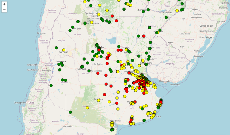 El Instituto Tecnológico de Buenos Aires (ITBA) difundió el Mapa del Arsénico.