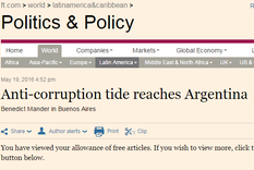 para el financial times, cristina kirchner es una feroz populista