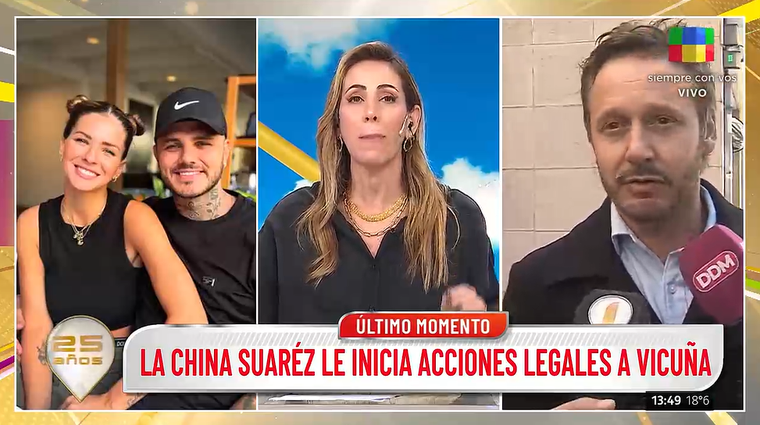 Estalló la guerra entre Benjamín Vicuña y la China Suárez. Foto: captura de video/ América. Estalló la guerra entre Benjamín Vicuña y la China Suárez. Foto: captura de video/ América. 